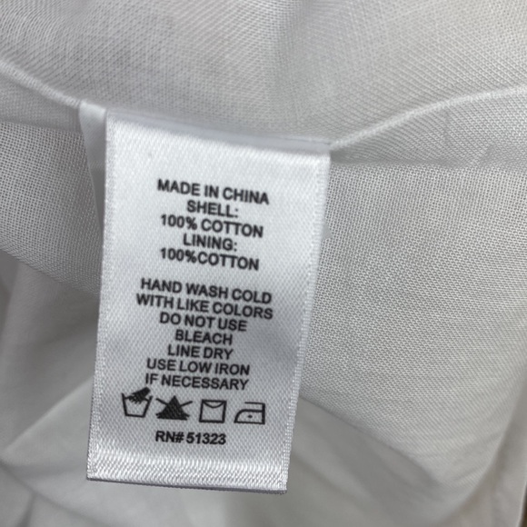 CeCe White Eyelet APR Daycassion Dress - Picture 11 of 11